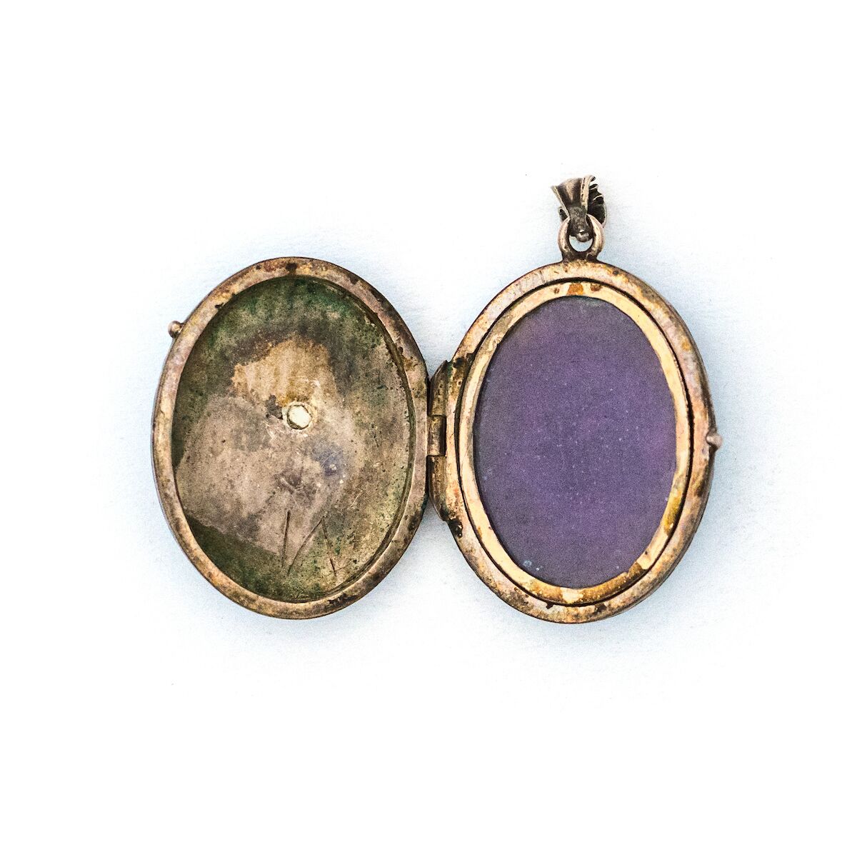 Pearl & Blue Enamel Locket