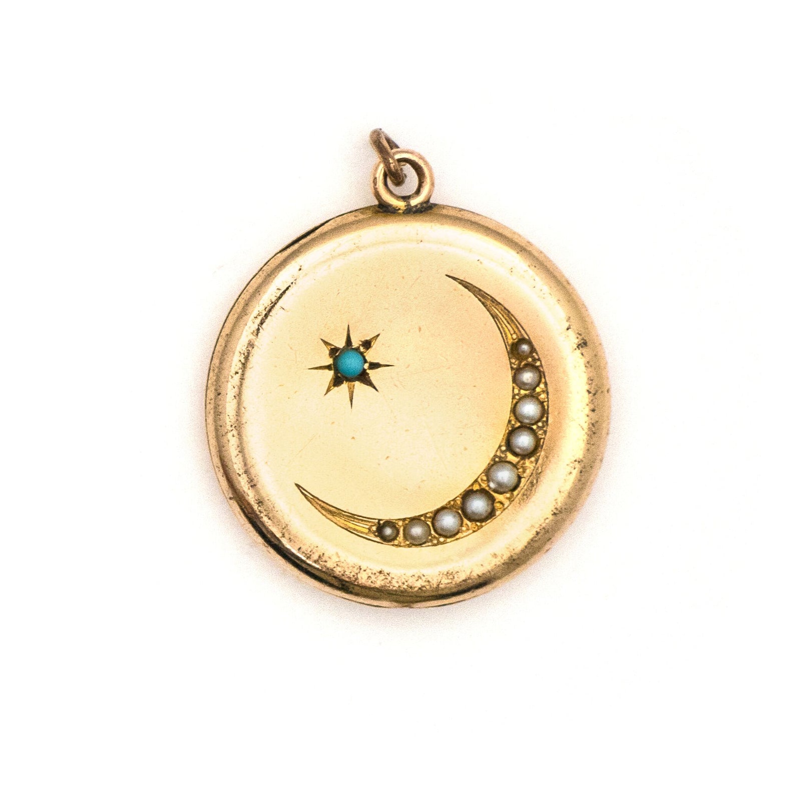 Maid of Honor Crescent Moon Locket