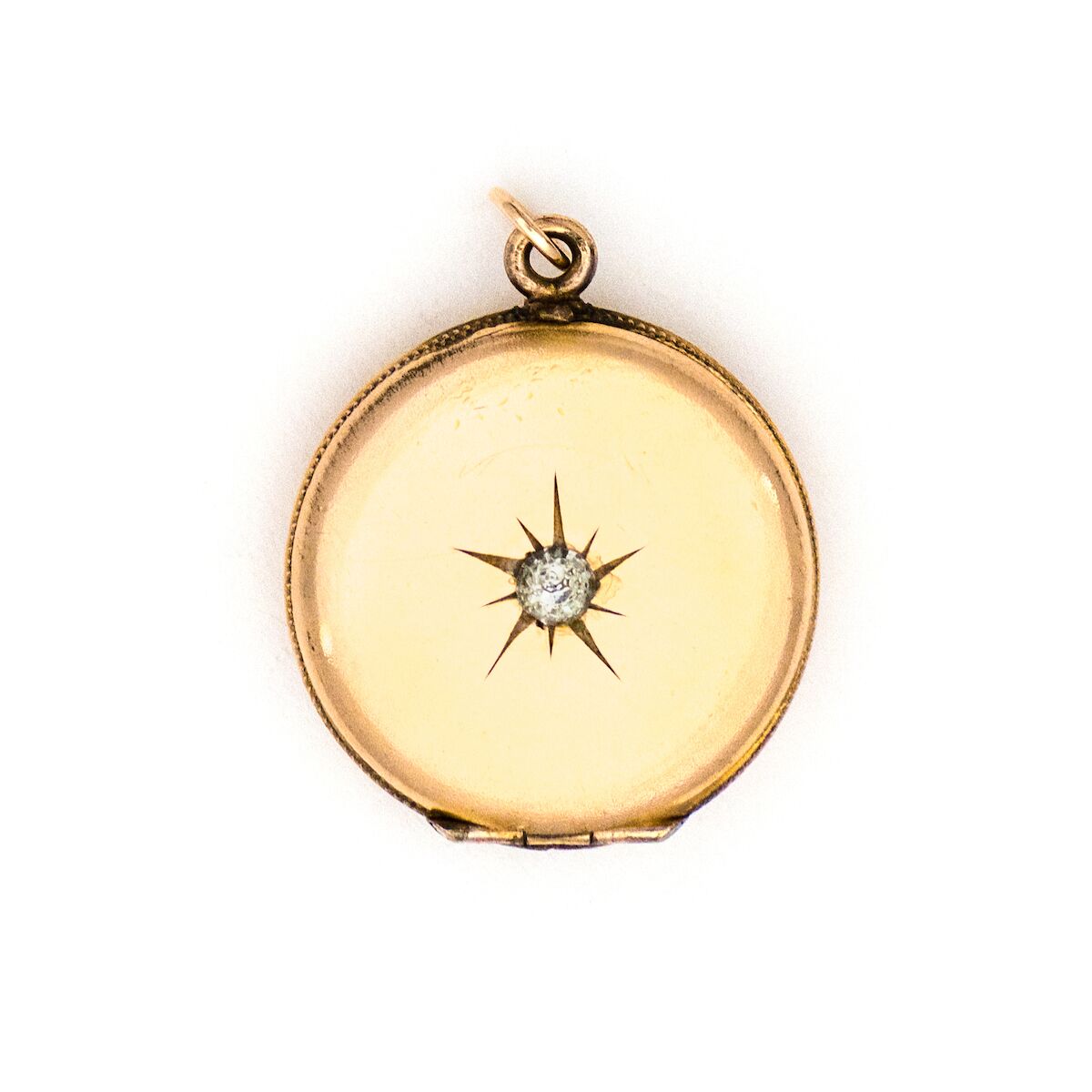 4 photo Doubled-Sided Starburst Locket