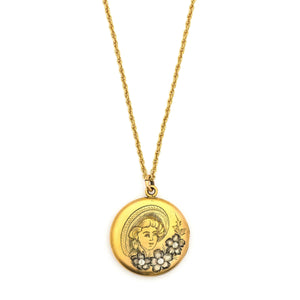 Violet Country Girl Locket