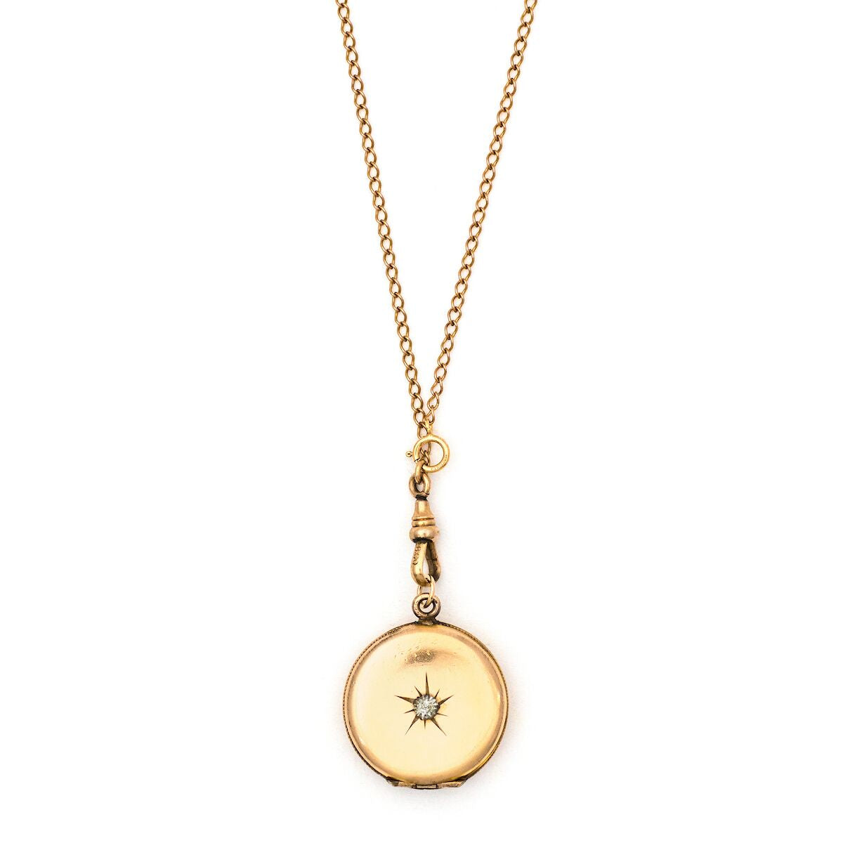 4 photo Doubled-Sided Starburst Locket