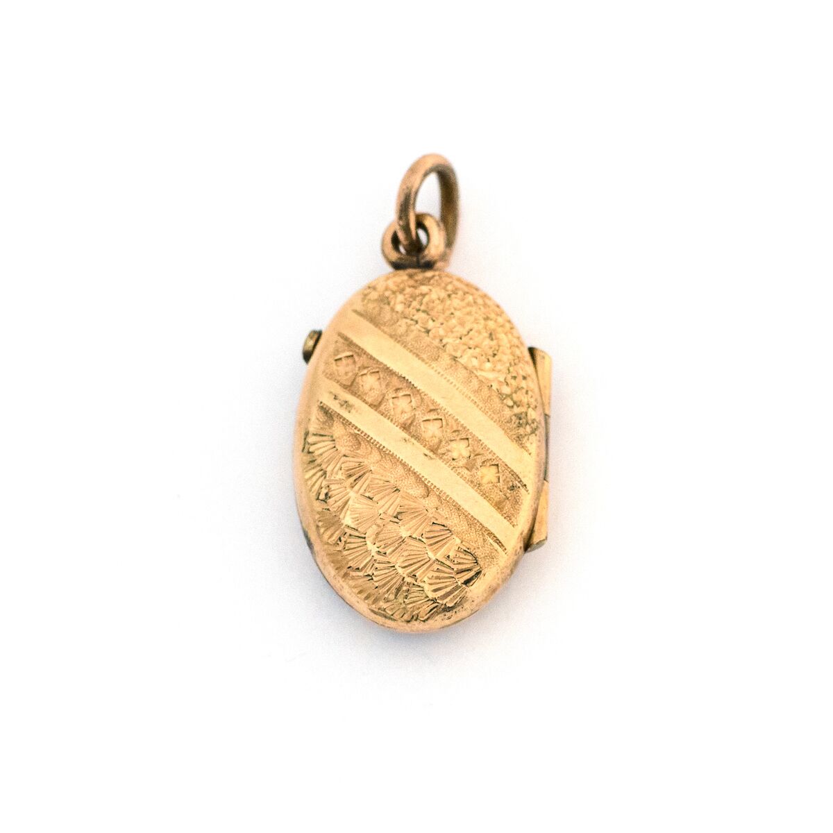 Lily of the Valley Enamel Locket