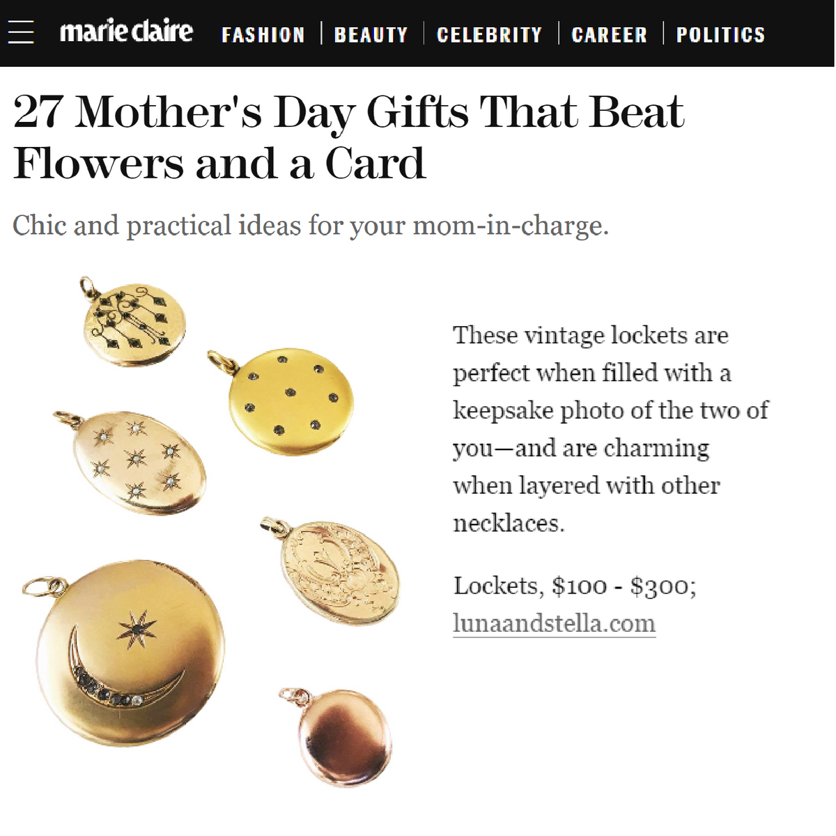 Deco Chandelier Antique Locket