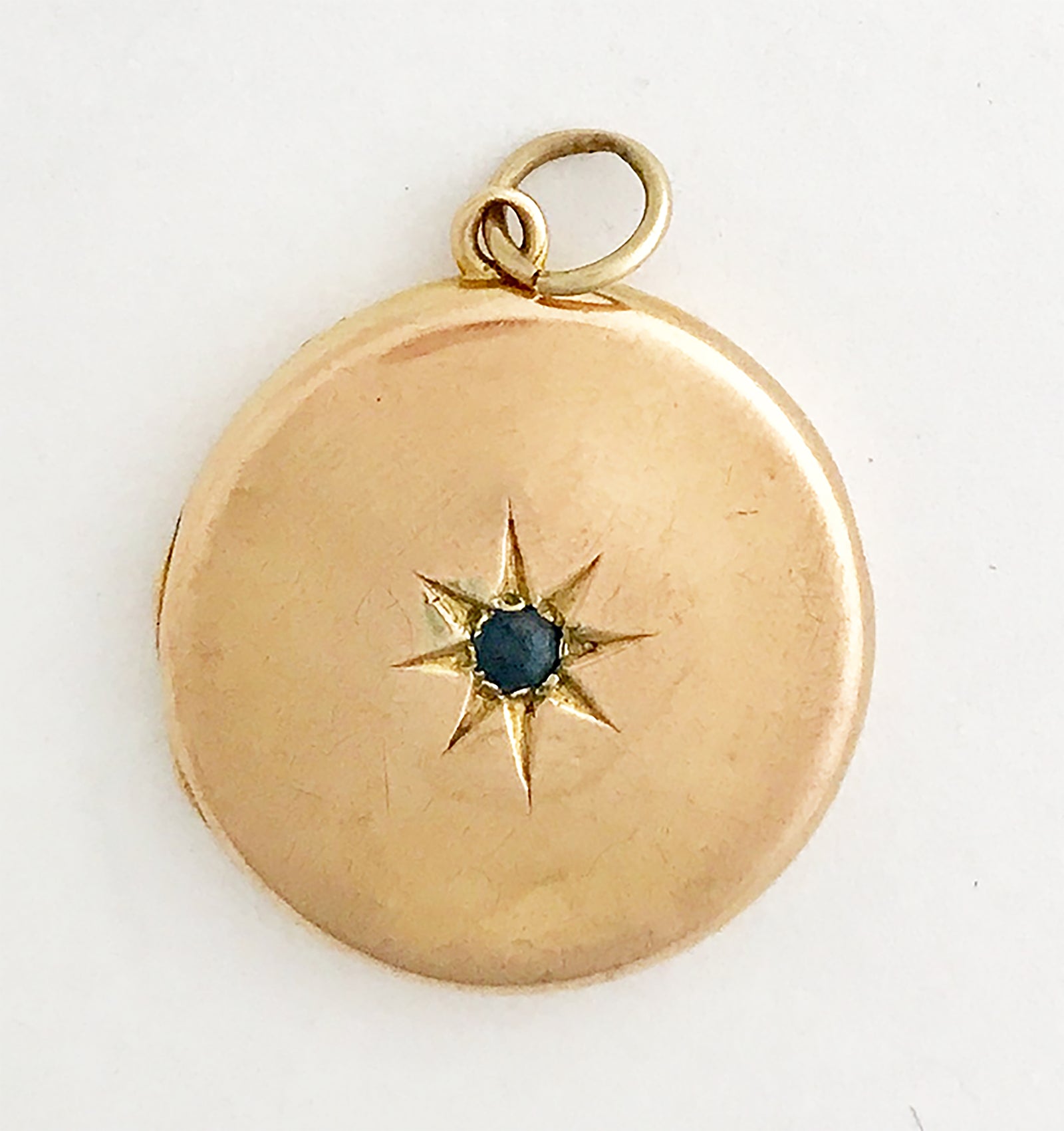 Sapphire Starburst Locket
