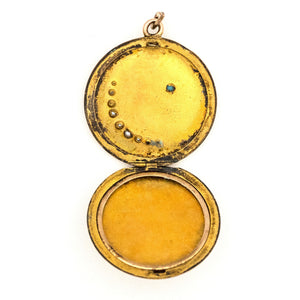 Maid of Honor Crescent Moon Locket