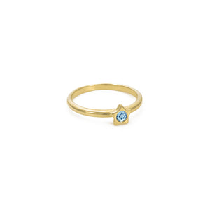 Twinkle Stacking Birthstone Rings - 14K Gold