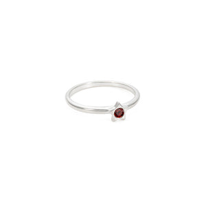 Girl's Twinkle Stacking Birthstone Rings - Sterling Silver