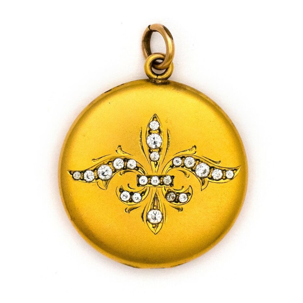 Winged Fleur-de-lis Locket
