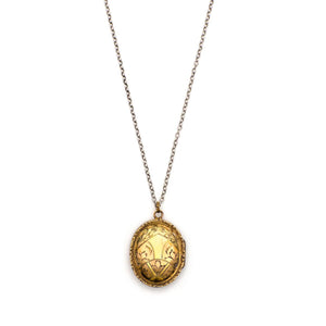 Oval Fan Locket