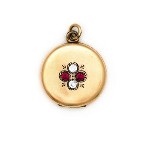 Red and White Luck Locket