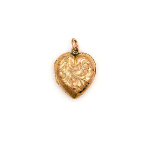 14K rose gold sweetheart locket