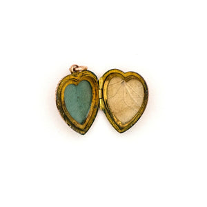 14K rose gold sweetheart locket