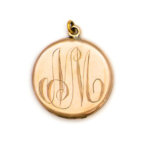 Swirling Floral Locket