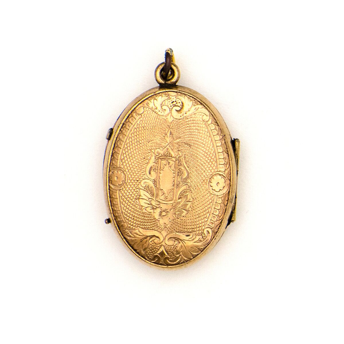 Cobalt Enamel Oval Locket