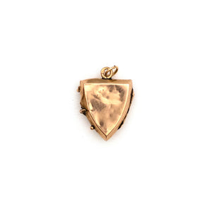 10K Pearl Shield Locket
