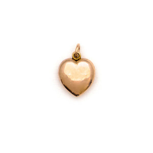 14K Gold Turquoise & Pearl Heart Locket