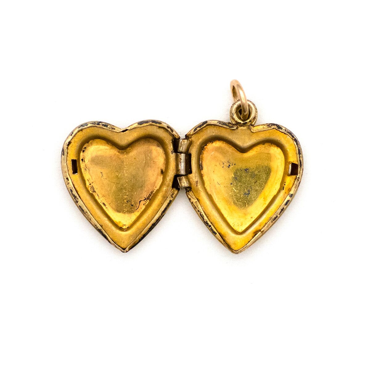 Pansies Vintage Heart Locket