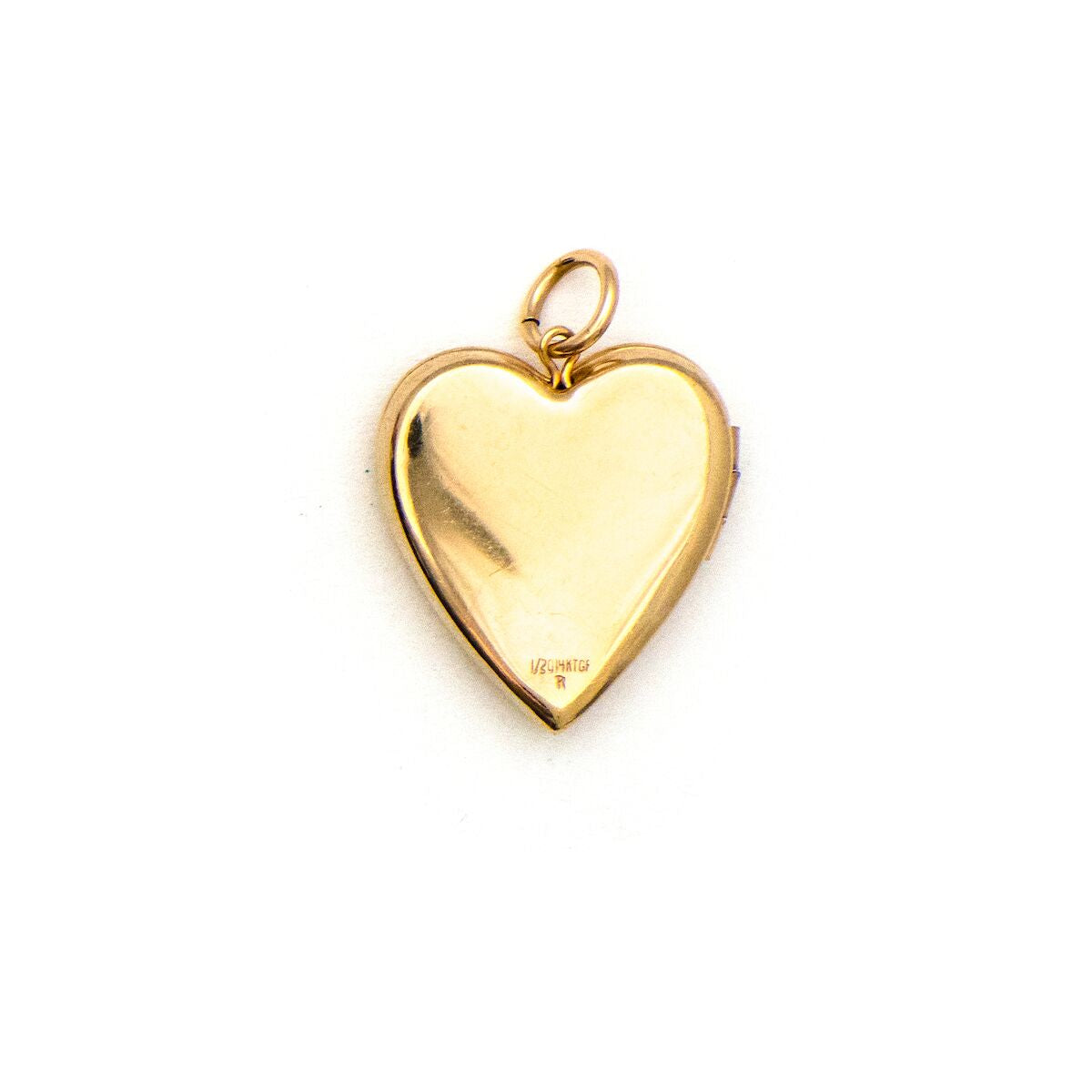 Pansies Vintage Heart Locket