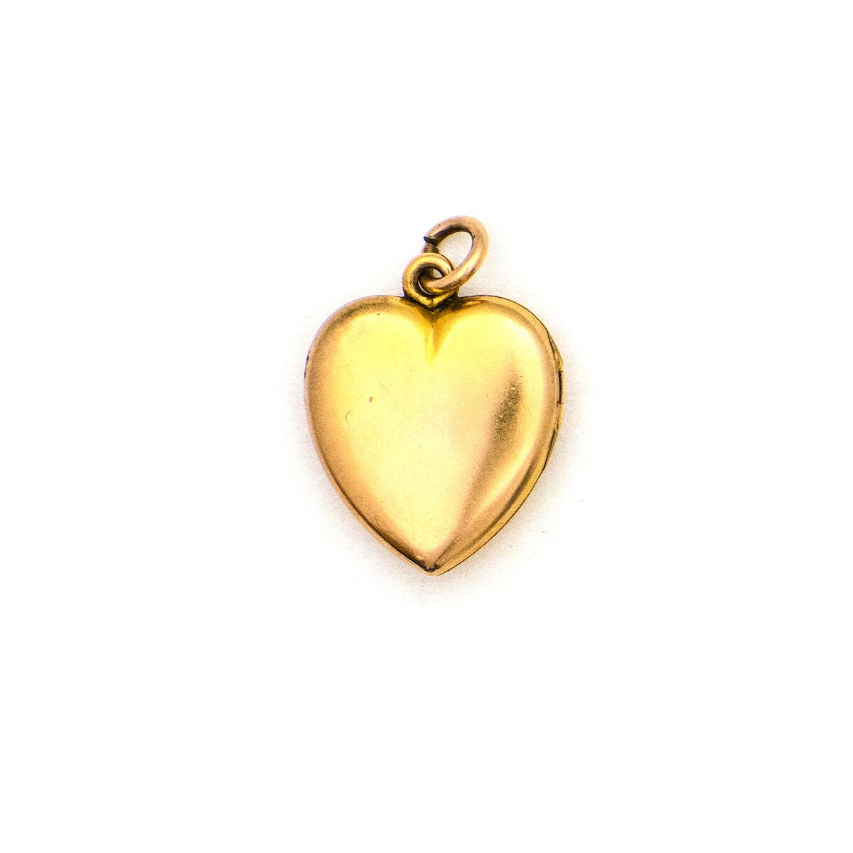 Minimalist 10K Diamond Heart Locket