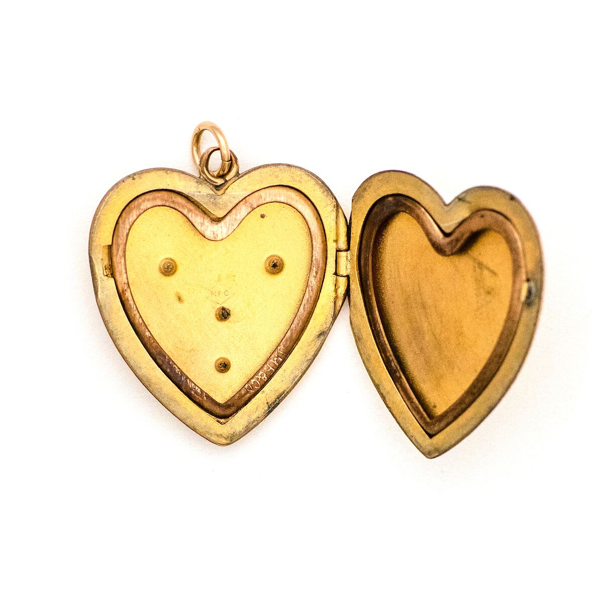 Engraved Victorian Heart Locket