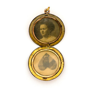 Swirling Floral Locket