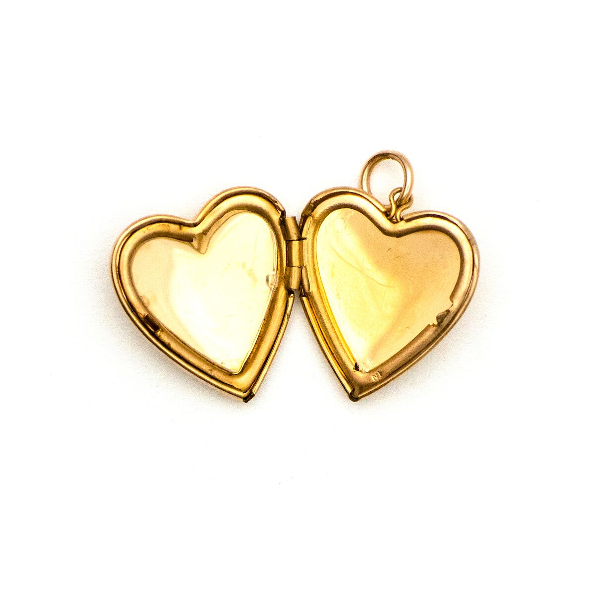 Pansies Vintage Heart Locket