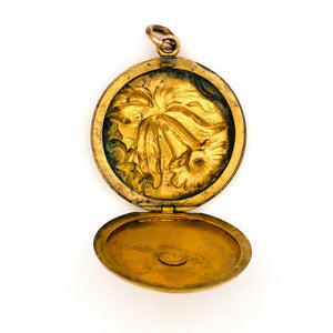 Opal Lily Locket