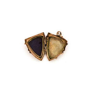 10K Pearl Shield Locket