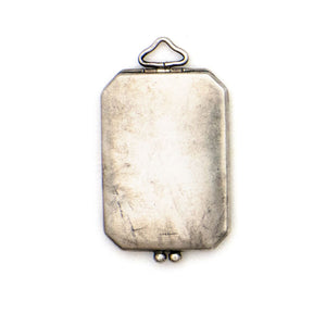 Sterling silver Rectangular Art Deco Locket