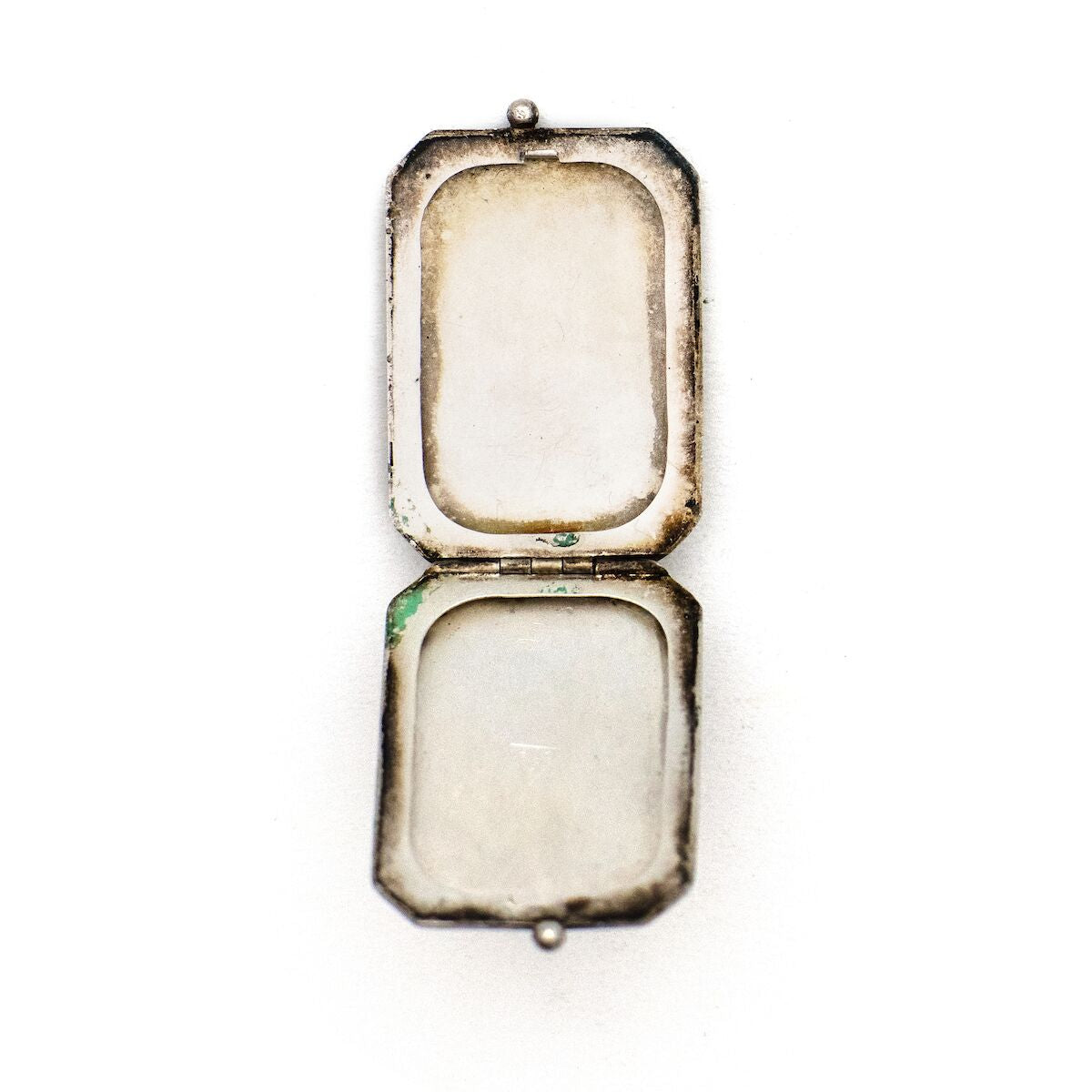Sterling silver Rectangular Art Deco Locket