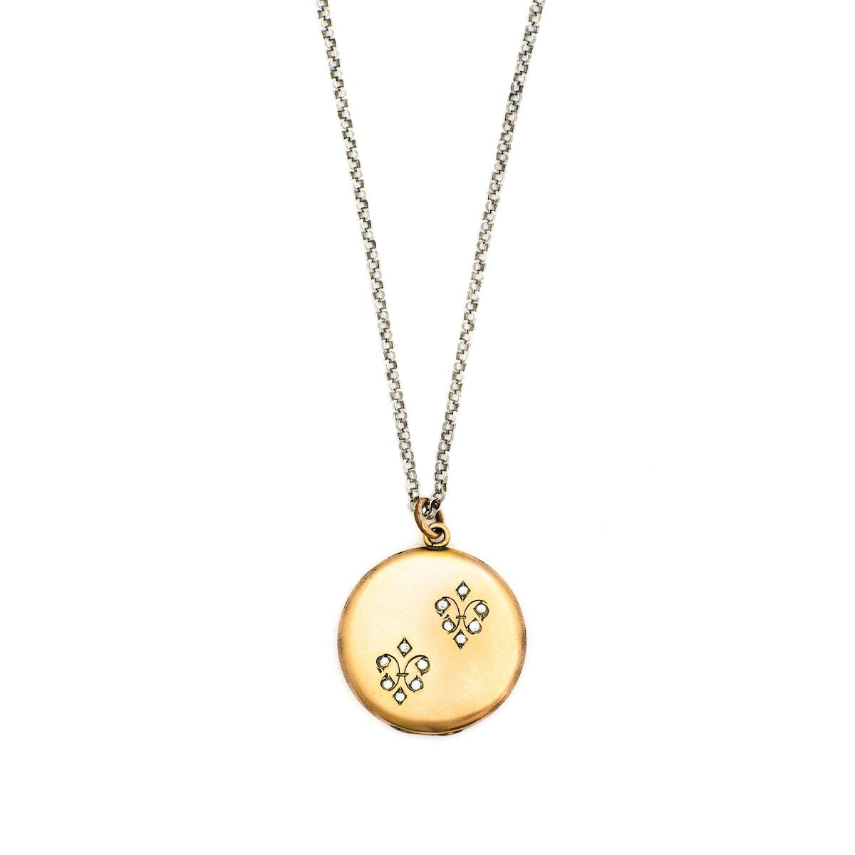 Twin Fleurs-de-Lis Locket