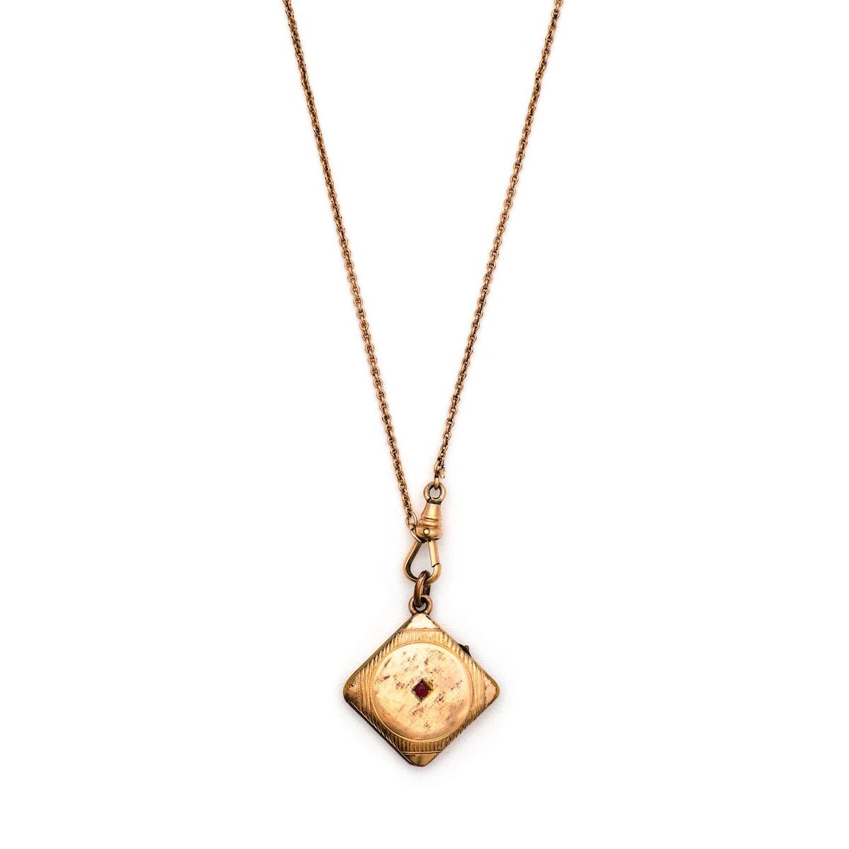 Art Deco Geometric Locket