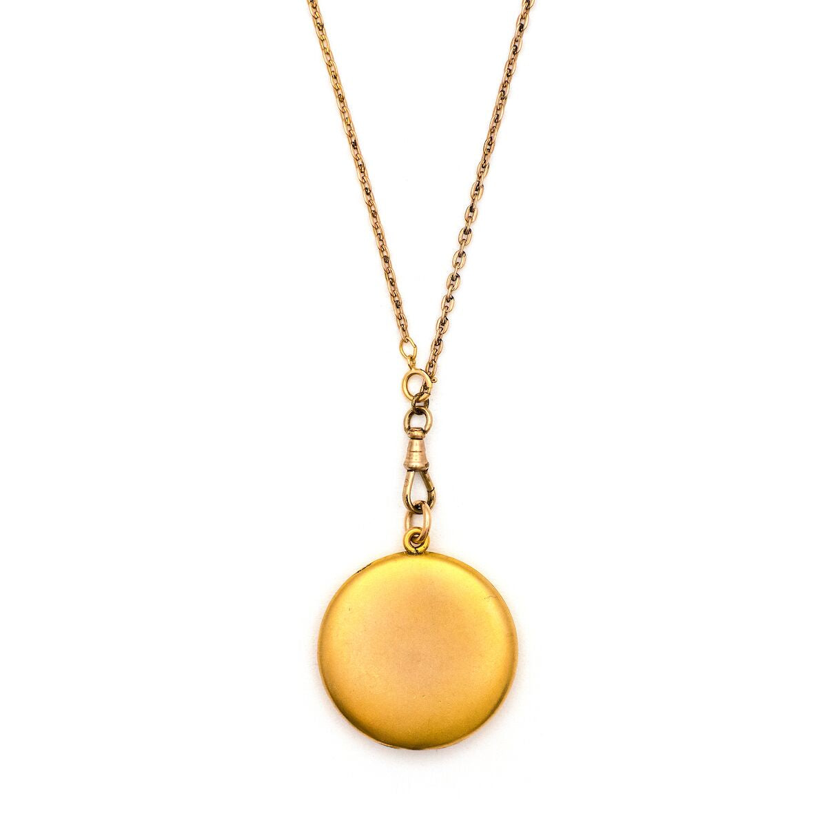 Matte Round Locket