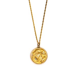 Opal Lily Locket