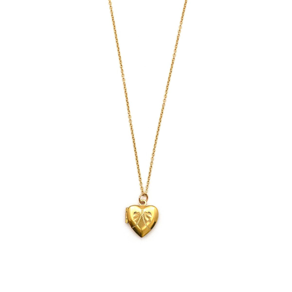 Tiny Winged Heart Locket