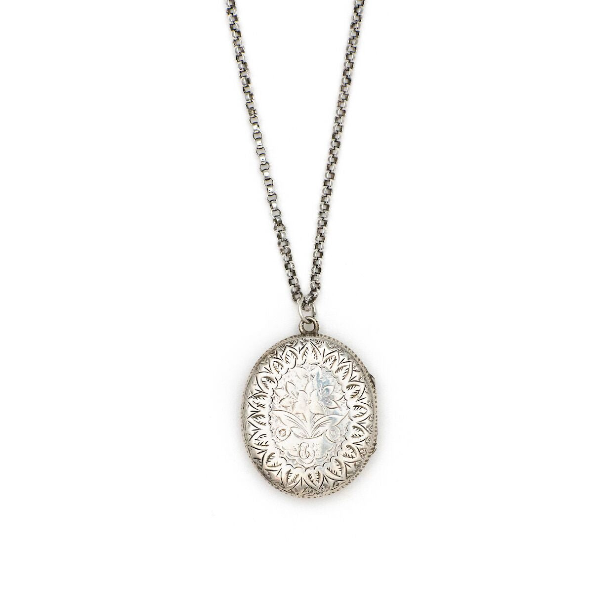 Silver Bouquet Locket