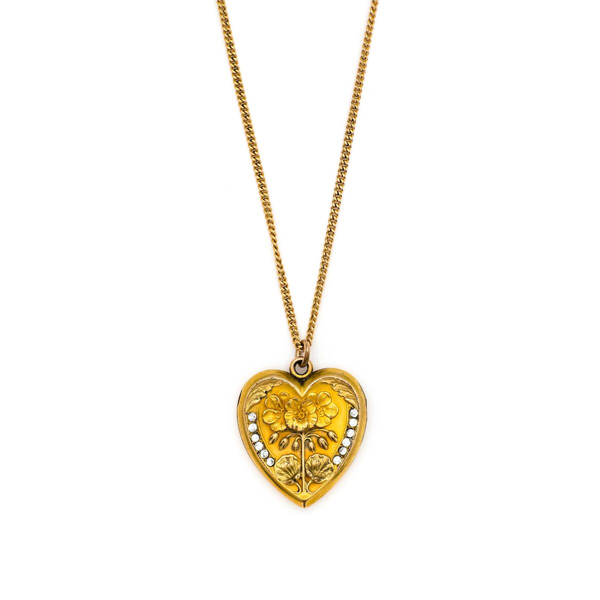 Geranium Heart Locket
