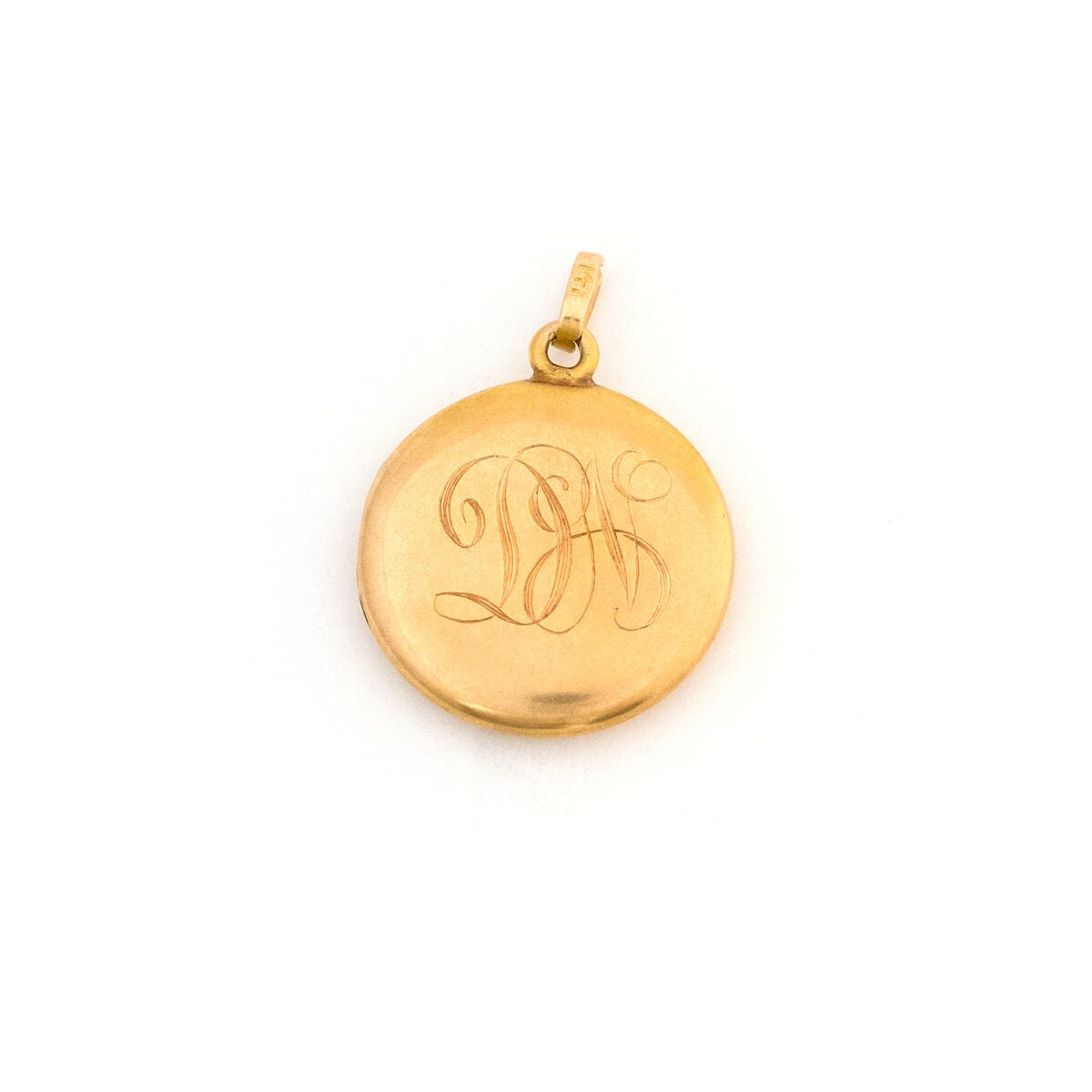 Petite 14K Gold & Diamond Starburst Locket