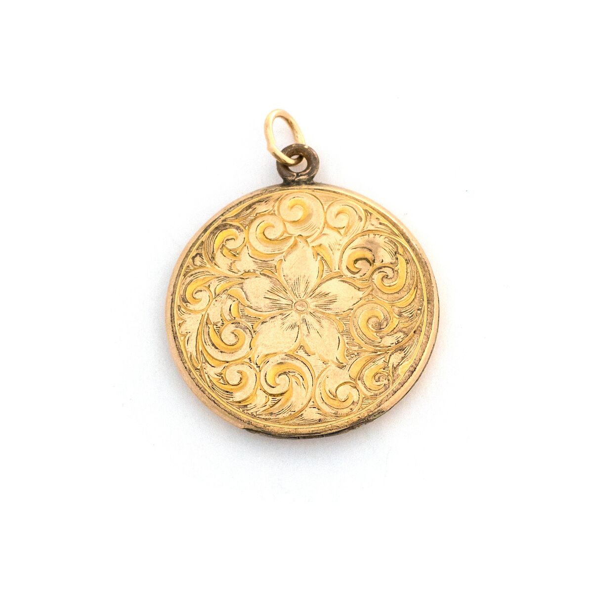 Hibiscus Swirl Locket