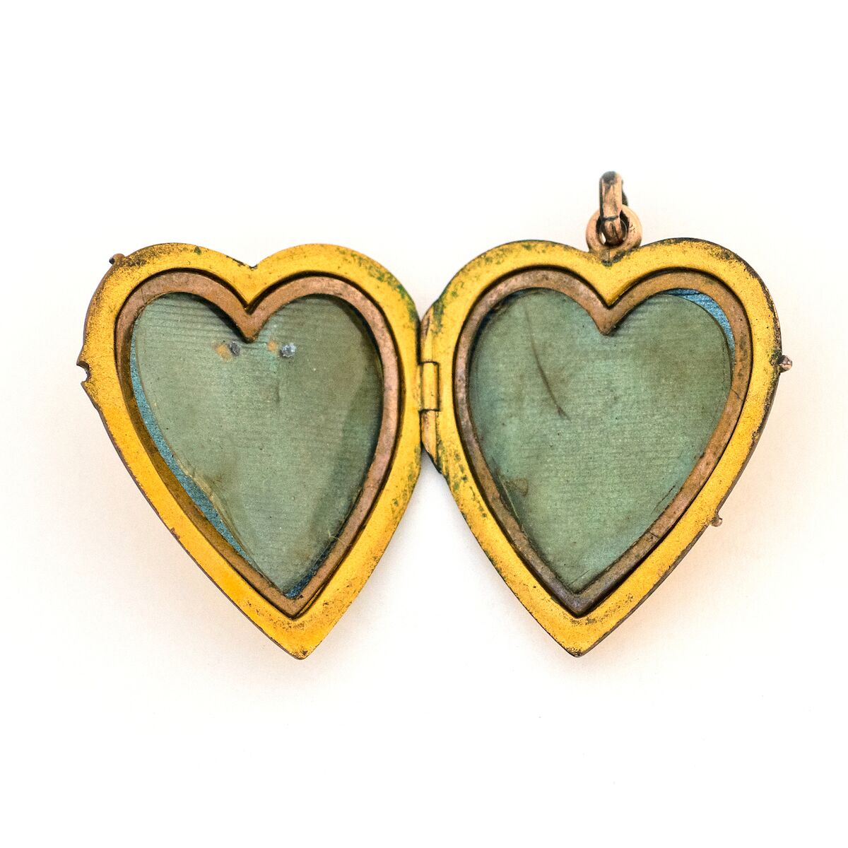 Something Blue Deco Heart Locket