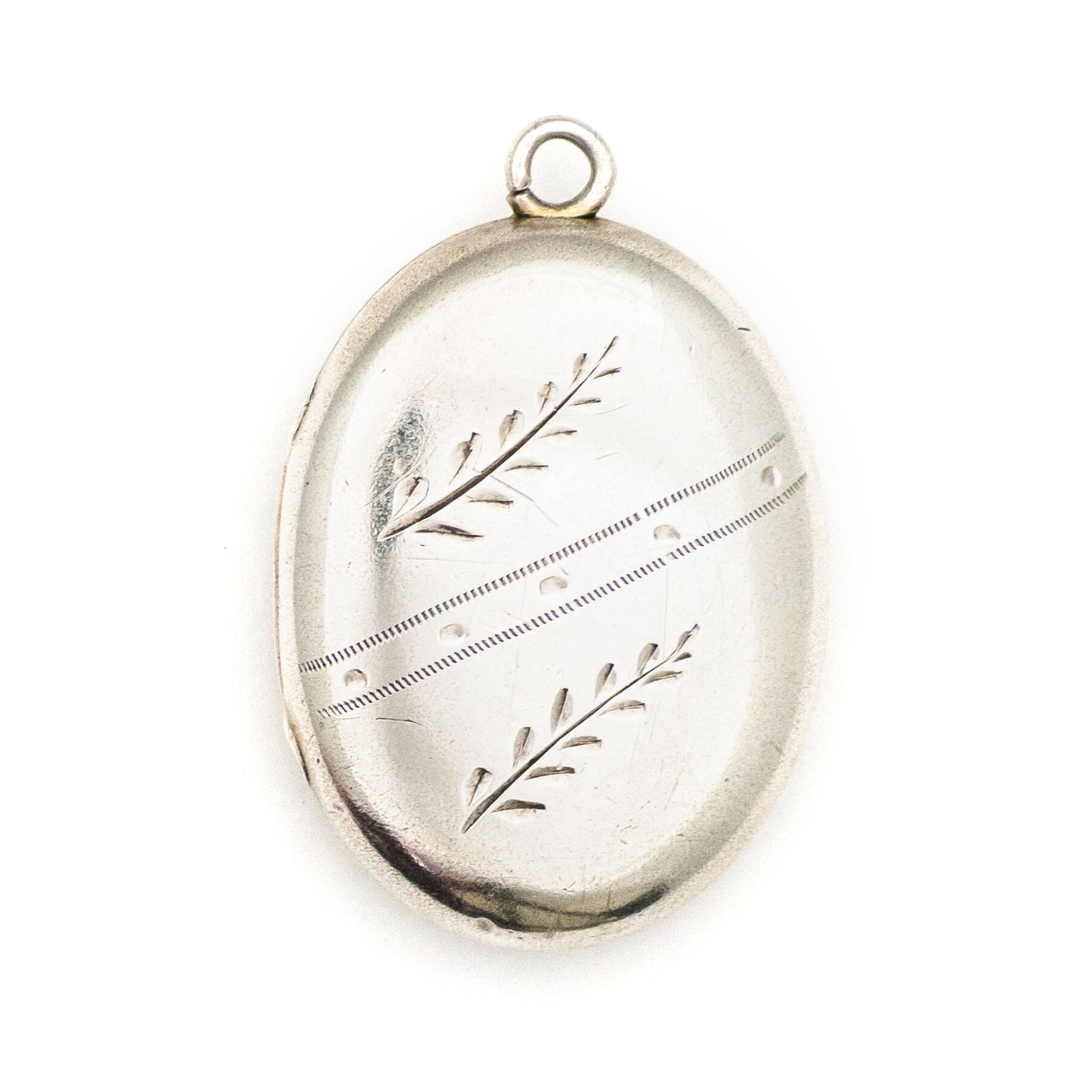 Sterling Silver Wheat Locket